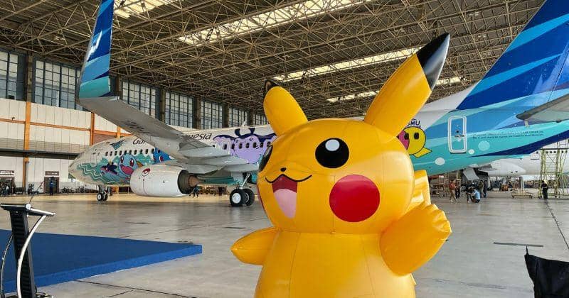 Peresmian Pikachu Jet GA-1, Tangerang (22/2/2024) - Popmama.com/Putri Syifa N